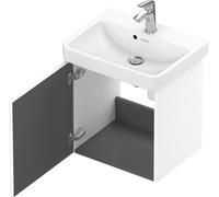 Duravit No.1 bâti-support pour lavabo, charnières à gauche, 440x386x478mm, N14267L18180000, N14267L18180000, Colorazione: Bianco opaco Decor bianco opaco