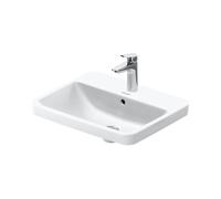 Lavabo da incasso Duravit No.1, 1 foro per rubinetto, con troppopieno, 550x435 mm, parte inferiore lucida, bianco, 03555500272