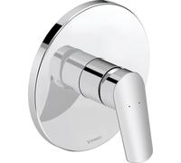 Duravit No.1 miscelatore monocomando doccia incasso, 1 utenza, cromo lucido,