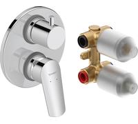 Duravit No.1 Set Miscelatore monocomando Vasca Doccia a Incasso con deviatore pe
