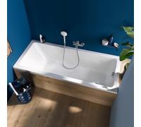 Duravit No.1 baignoire encastrée, rectangulaire, 1500x700mm, 1 pente de dossier, blanc, 700487000000000, 700487000000000