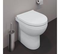 Set Duravit DuraStyle Basic Stand-WC Duravit Rimless® Set 418409, uscita orizzontale, per un'alimentazione idrica variabile