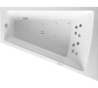 Duravit Paiova Bain à remous, simple dos à droite, habillage acrylique moulé, bâti-support, garniture de vidage et de trop-plein chrome, Combi-Système P, 1700x1300mm, 760267000CP1000, 760267000CP1000