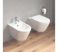 Duravit Plinero coppia sanitari - bidet e WC sospeso, 45970920A1+2729150000, Plinero bianco [WC > Set WC / Bidet]
