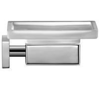 Duravit Portasapone, Vetro Cromato, 11,5 cm x 12 cm