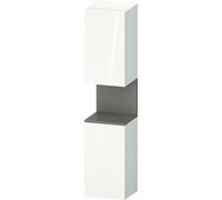 Duravit Qatego Armoire haute, porte à droite, 400x360x1760mm, niche basalte mat, QA1346R43220010, QA1346R43220010, Colorazione: Bianco lucido/con illuminazione a nicchia