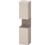 Duravit Qatego Armoire haute, porte à droite, 400x360x1760mm, niche basalte mat, QA1346R43830000, QA1346R43830000, Colorazione: supermatt grigio