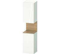 Duravit Qatego Armoire haute, porte à droite, 400x360x1760mm, niche chêne naturel, QA1346R30220000, QA1346R30220000, Colorazione: Bianco lucido