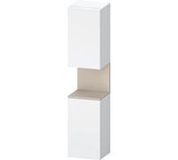 Duravit Qatego Armoire haute, porte à droite, 400x360x1760mm, niche Taupe Supermatt, QA1346R83180010, QA1346R83180010, Colorazione: Bianco opaco/con illuminazione di nicchia