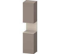 Duravit Qatego Armoire haute, porte à droite, 400x360x1760mm, niche Taupe Supermatt, QA1346R83430010, QA1346R83430010, Colorazione: Basalto opaco/con illuminazione a nicchia