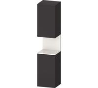 Duravit Qatego Armoire haute, porte à gauche, 400x360x1760mm, niche blanc supermat, QA1346L84800000, QA1346L84800000, Colorazione: grafite supermatt