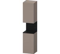 Duravit Qatego Armoire haute, porte à gauche, 400x360x1760mm, niche chêne noir, QA1346L16430010, QA1346L16430010, Colorazione: Basalto opaco/con illuminazione a nicchia