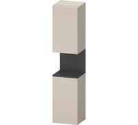 Duravit Qatego Armoire haute, porte à gauche, 400x360x1760mm, niche graphite mat, QA1346L49910000, QA1346L49910000, Colorazione: Taupe Opaco