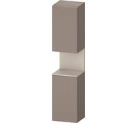 Duravit Qatego Armoire haute, porte à gauche, 400x360x1760mm, niche taupe mat, QA1346L91430010, QA1346L91430010, Colorazione: Basalto opaco/con illuminazione a nicchia
