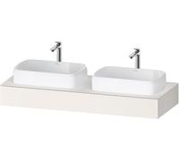 Duravit Qatego Console, 1400x550x170mm, avec deux découpes, QA4805084840000, QA4805084840000, Colorazione: Bianco Supermatt