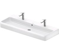 Duravit Qatego lavabo à poser, 1200x470mm, avec trop-plein, dessous poncé et émaillé, DuraCeram, 2382120026, 2382120026, Colorazione: 2 fori per rubinetto