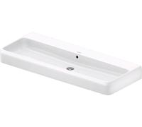 Duravit Qatego lavabo à poser, 1200x470mm, avec trop-plein, dessous poncé et émaillé, DuraCeram, 2382122028, 2382122028, Colorazione: senza foro per rubinetto, con HygieneGlaze