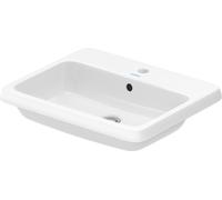 Duravit Qatego lavabo 55x45.5 cm rettangolare da incasso bianco lucida 2396550027
