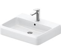Duravit Qatego lavabo, 600x470mm, avec trop-plein, partie inférieure vitrée, 2382600000, 2382600000, Colorazione: 1 foro per rubinetto