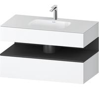 Duravit Qatego lavabo con armadietto 100 cm bianco QA4786049180010