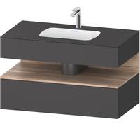 Duravit Qatego lavabo con armadietto 100 cm rovere QA4786055490010