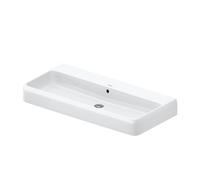 Duravit Qatego lavabo à poser, 1200x470mm, avec trop-plein, dessous poncé et émaillé, DuraCeram, 2382122028, 2382122028, Colorazione: senza foro per rubinetto, con HygieneGlaze