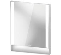 Specchio Duravit Qatego, 600x65x750mm, campi luminosi laterali, dimmerabile, QA70810, Colorazione: Bianco Opaco - QA7081018180000