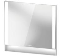 Specchio Duravit Qatego, 800x65x750 mm, campi luminosi laterali, dimmerabile, QA70820, Colorazione: Bianco Opaco
