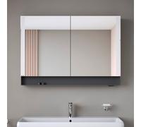 Duravit Qatego Studio F.A. Porsche Collection armadietto a specchio, per la Svizzera, 2 ante, QA7152049492000, Qatego Studio F.A. Porsche Collection [Armadietti a Specchio > Armadietti a Specchio]