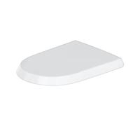 Sedile per WC Duravit Qatego Compact, chiusura morbida, bianco lucido, 425x368x44 mm, 0027490000 - 0027490000