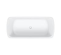 Duravit Qatego vasca da bagno freestanding, softcube, 700911000000000, Qatego bianco opaco [Vasche da Bagno > Vasche da Bagno Freestanding]