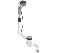 Duravit Quadroval set di troppopieno per vasca da bagno cromo 792201000001000