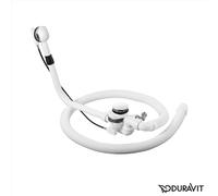 Duravit Quadroval set scarico e troppopieno con funzione di riempimento set completo, 791228000001000, Quadroval cromo [Rubinetteria Bagno > Sistemi di Scarico]