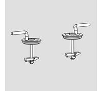 Duravit ricambio set cerniere per sedile WC Starck 1, 0061101099, Starck 1 [WC > Ricambi WC]