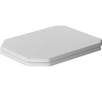 Sedile per WC Duravit 1930 con chiusura ammortizzata, bianco, cerniere in acciaio inox - 0064890000