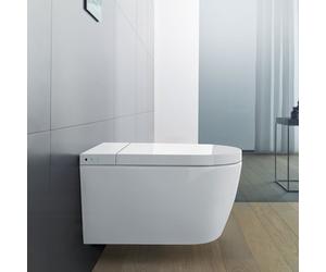 Duravit SensoWash Starck f smart WC a parete Plus Compact con sedile WC, 650000012004320, Plus Compact SensoWash Starck f; SensoWash bianco [WC > Smart WC]