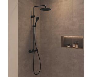 Duravit Shower Systems colonna doccia con termostatico, TH4282008046, Shower Systems nero opaco [Rubinetteria Bagno > Colonne Doccia]