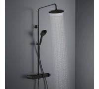 Duravit Shower Systems colonna doccia con termostatico, TH4382008046, Shower Systems nero opaco [Rubinetteria Bagno > Colonne Doccia]