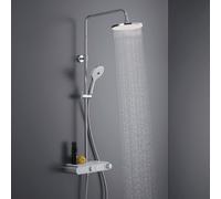 Duravit Shower Systems sistema doccia, termostatico, TH4380008005, Shower Systems cromo/bianco [Rubinetteria Bagno > Colonne Doccia]