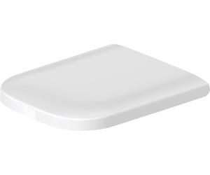 Duravit Siège de WC Happy D.2 avec charnières SoftClose en acier inoxydable, avec mécanisme de fermeture en douceur, 0064590000, 0064590000, Colorazione: Colore interno bianco, colore esterno bianco