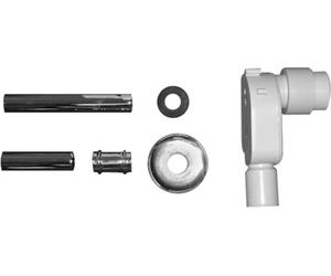 Duravit Siphon encastré pour lavabo Architec H70, y compris accessoires de raccordement, 0050441000, 0050441000
