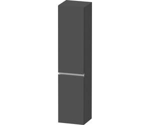 Duravit Sivida armoire haute, poignée profilée chromée, charnières à droite, 2 portes, 400x374x1440mm, SV1370R10490000, SV1370R10490000, Colorazione: Grafite opaca
