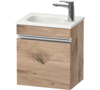 Duravit Sivida bâti-support pour lavabo, charnières à droite, poignée profilée chromée, 400x295x440mm, pour Sivida, SV4649R10550000, SV4649R10550000, Colorazione: Rovere marmorizzato