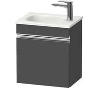 Duravit Sivida bâti-support pour lavabo, charnières à droite, poignée profilée chromée, 400x295x440mm, pour Sivida, SV4649R10490000, SV4649R10490000, Colorazione: Grafite opaca