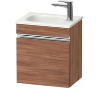 Duravit Sivida bâti-support pour lavabo, charnières à gauche, poignée profilée chromée, 400x295x440mm, pour Sivida, SV4649L10790000, SV4649L10790000, Colorazione: Noce opaco