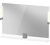 Duravit Sivida miroir, chrome, 1050x36x650mm, éclairage à poser, interrupteur à détecteur, raccordement au réseau, SV7423010220000, SV7423010220000, Colorazione: Bianco lucido