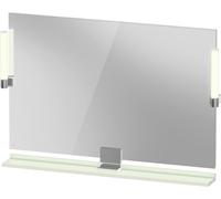 Duravit Sivida miroir, chrome, 1050x36x650mm, éclairage à poser, interrupteur à détecteur, raccordement au réseau, SV7423010HH0000, SV7423010HH0000, Colorazione: Verde pallido opaco