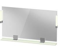 Duravit Sivida miroir, chrome, 1250x36x650mm, éclairage à poser, interrupteur à détecteur, raccordement au réseau, SV7424010HH0000, SV7424010HH0000, Colorazione: Verde pallido opaco
