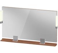 Duravit Sivida miroir, chrome, 1250x36x650mm, éclairage à poser, interrupteur à détecteur, raccordement au réseau, SV7424010790000, SV7424010790000, Colorazione: Noce opaco