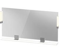 Duravit Sivida miroir, chrome, 1330x36x650mm, éclairage à poser, interrupteur à détecteur, raccordement au réseau, SV7425010180000, SV7425010180000, Colorazione: Bianco Opaco